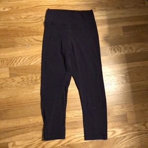 Lulu lemon pushing limits crop leggings